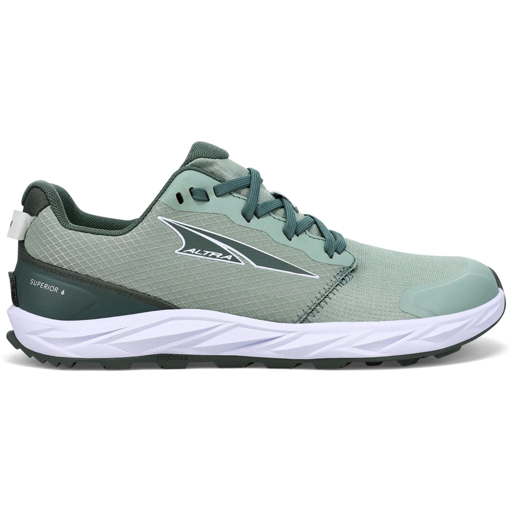 [000244847000000] Altra Women's Superior 6 Trail Running Shoes (Green, 5.5)