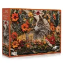 Final Piece Puzzles Wildflower Wolf - 500 Piece