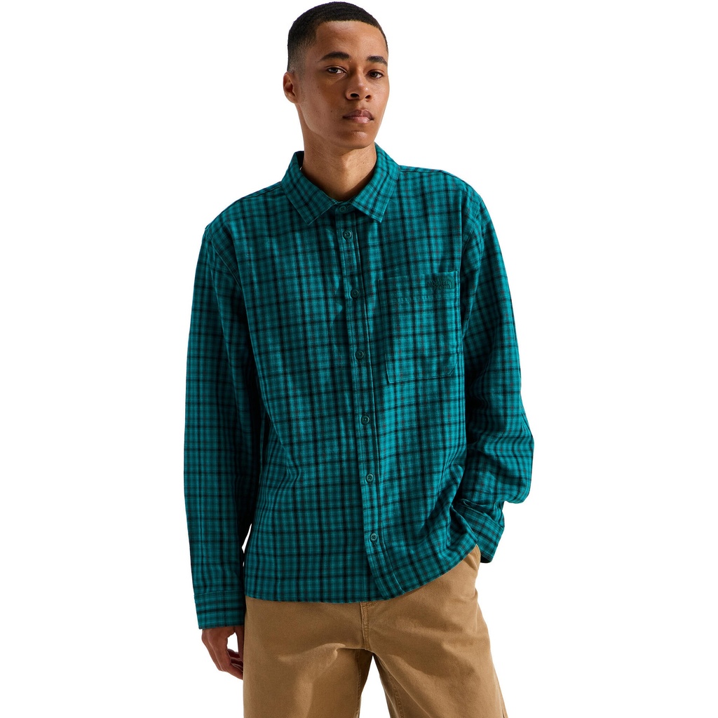 The North Face Men's Mountain Falls Flannel Button Down Long Sleeve Shirt