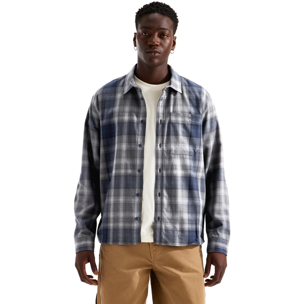 The North Face Men's Mountain Falls Flannel Button Down Long Sleeve Shirt