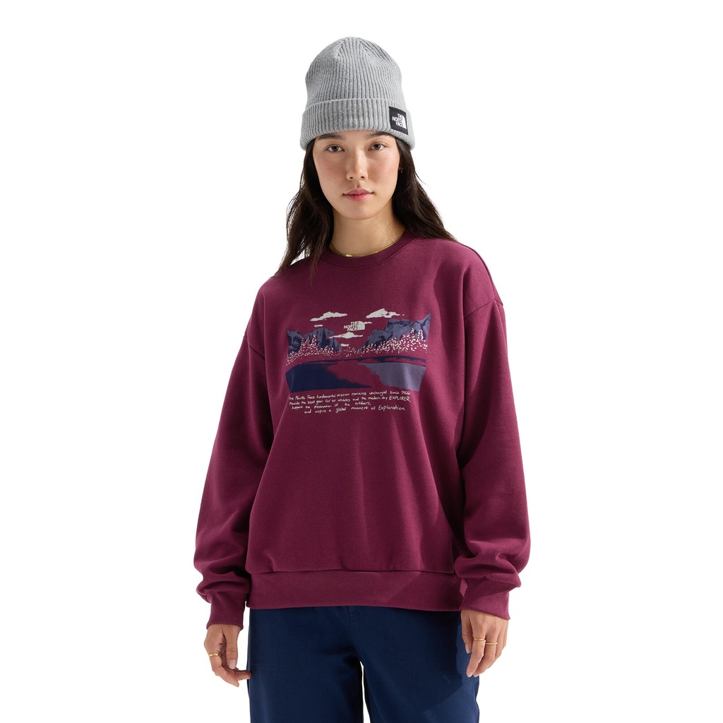 The North Face Women's Evolution Mountain Oasis Oversize Crew Sweatshirt