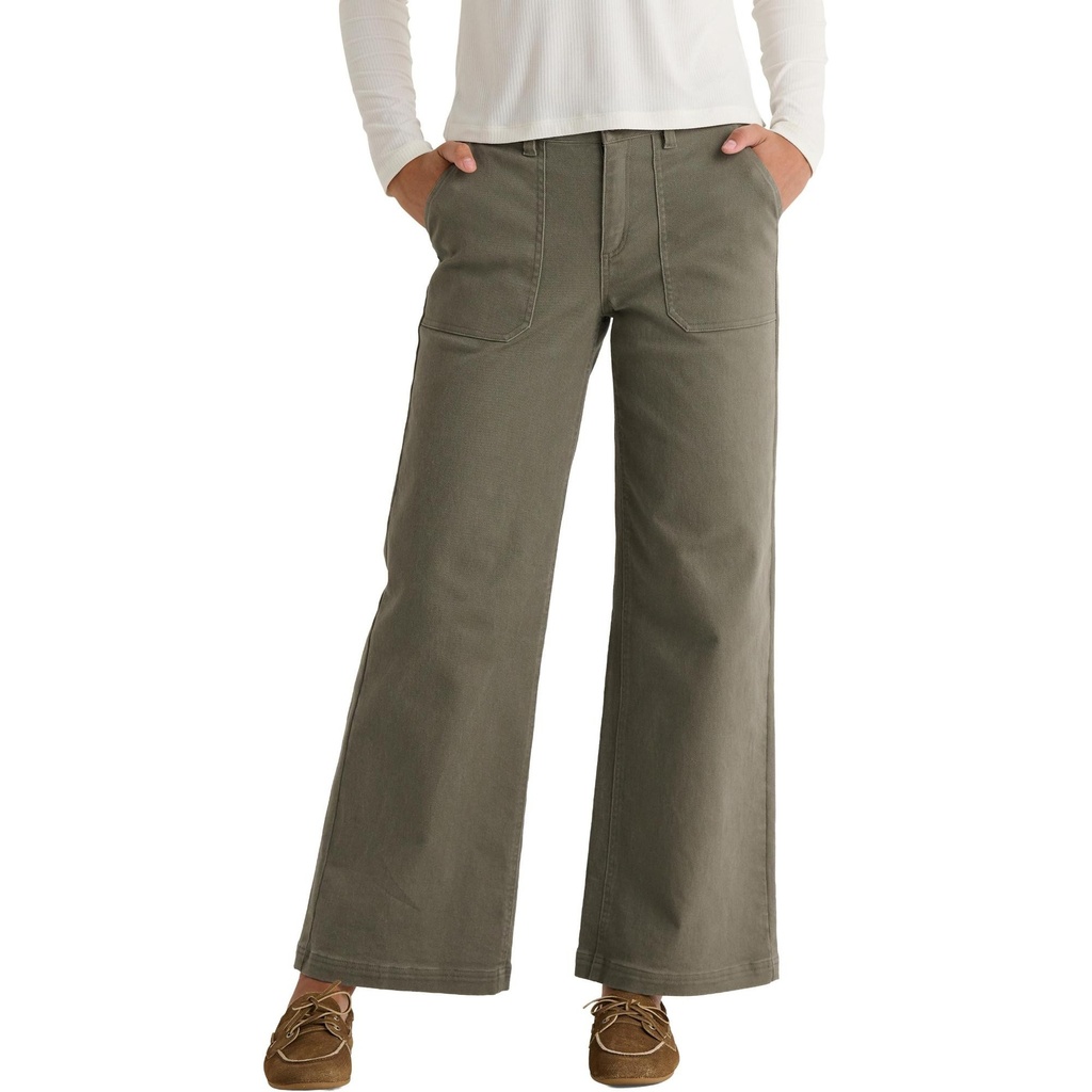 Folly Twill Wide Leg Pants