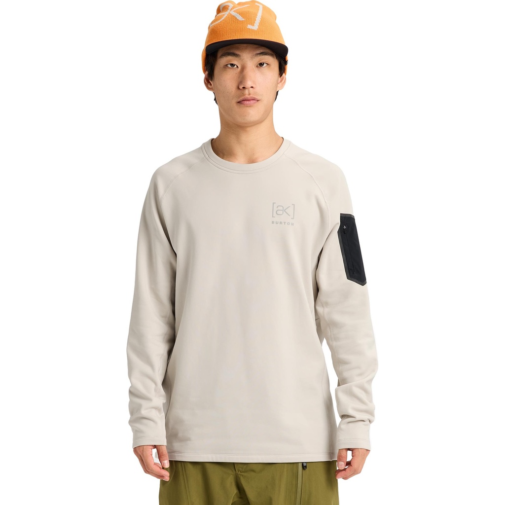 Burton Men's [ak] Baker Stretch Crewneck Fleece Sweatshirt