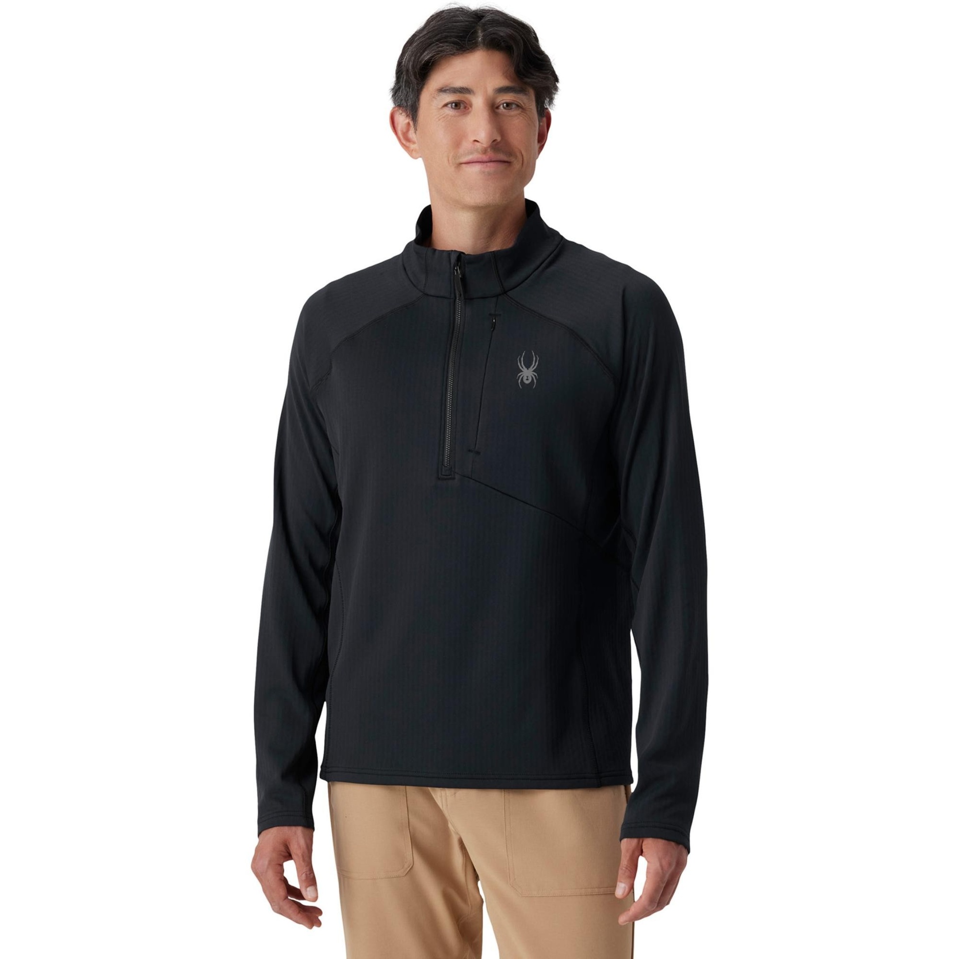 Spyder Men's Gridweb Fleece Half Zip Pullover