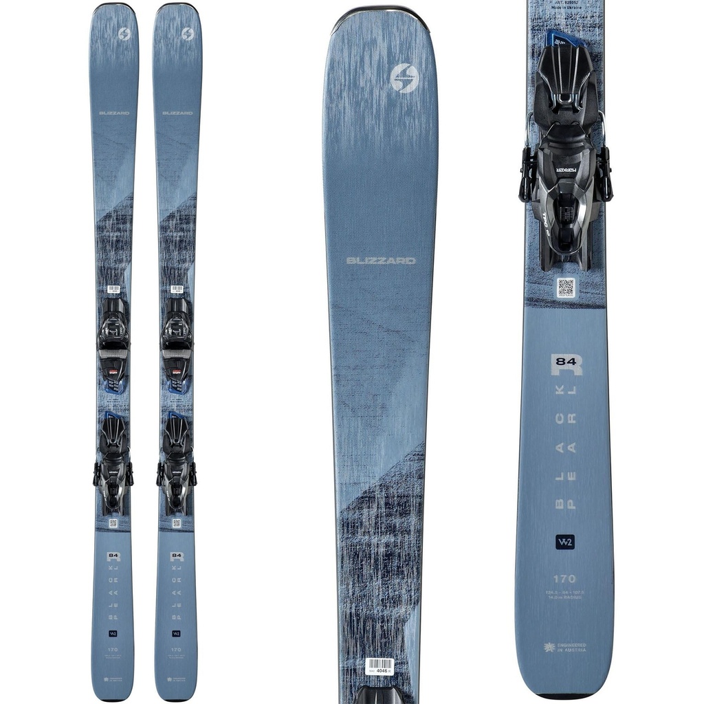 Blizzard Women's Black Pearl 84R Skis with TPC 10 Bindings | Sun