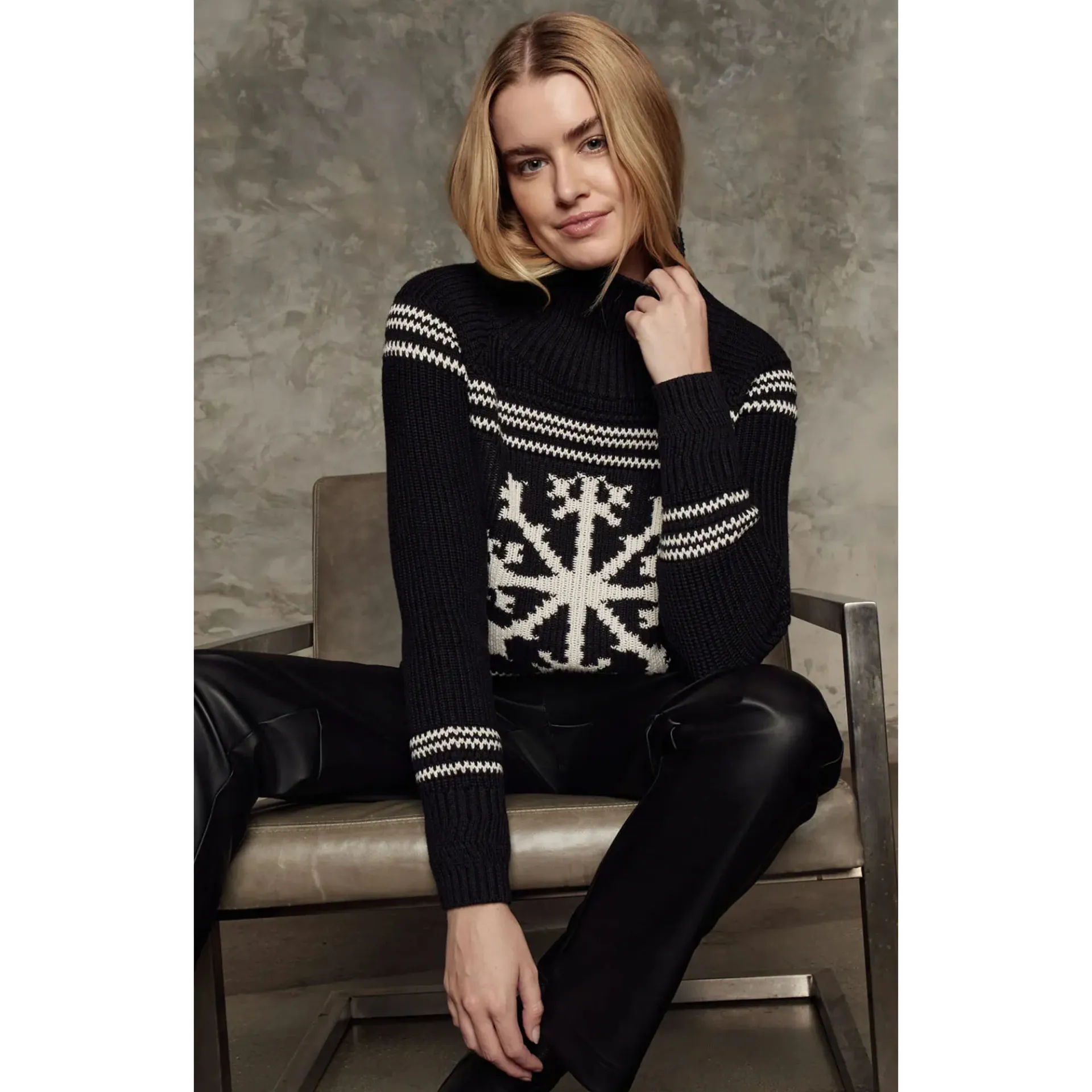 Alp-N-Rock Women's Alora Mock Neck Ski Sweater